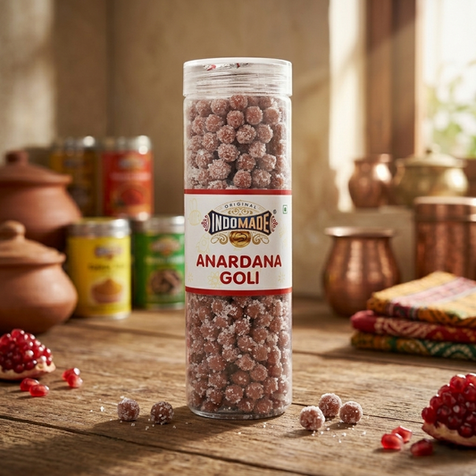 Anardana Goli 220g | Tangy Pomegranate Digestive Candy | Chatpata Desi Treat