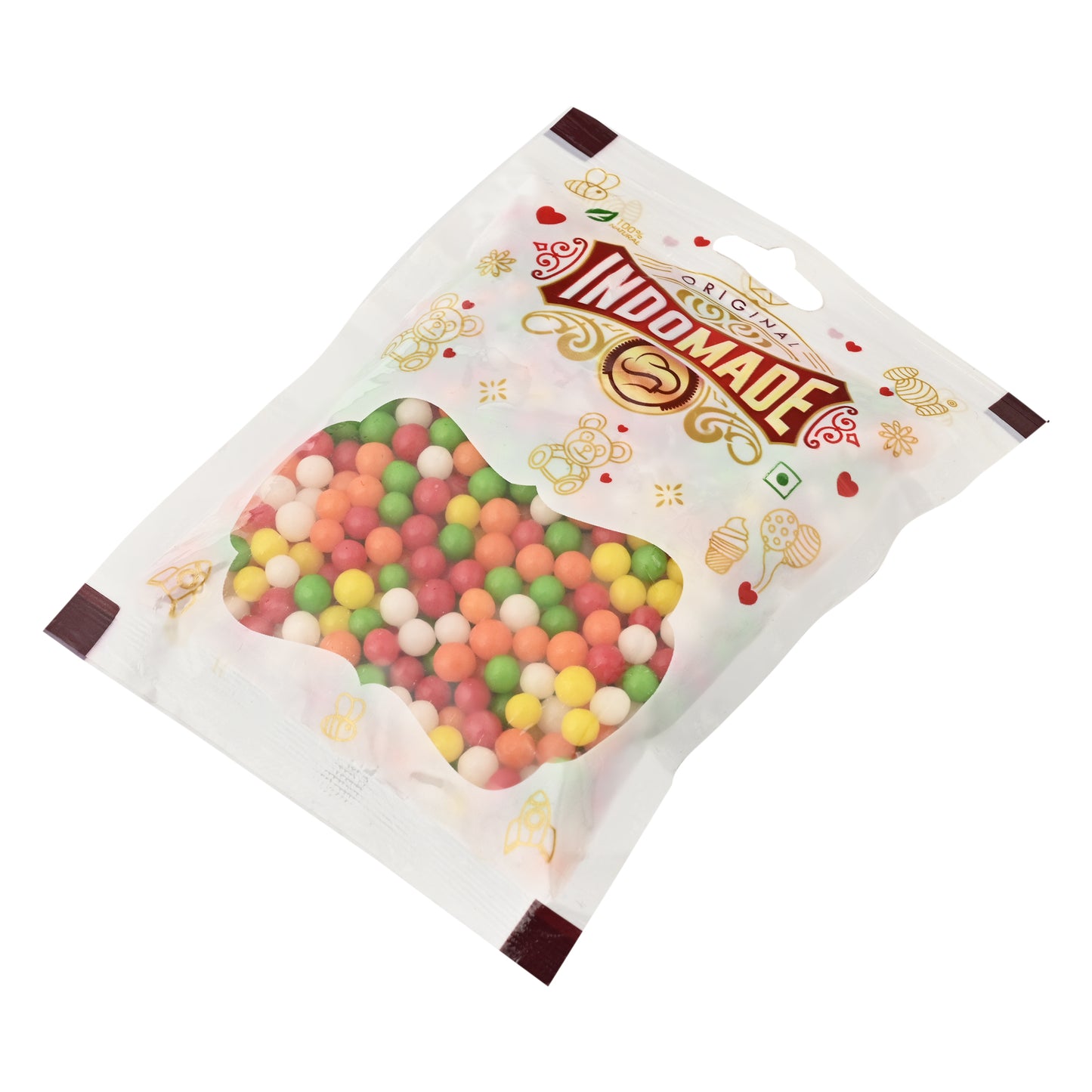 š¬ Indomade Colorful Sugar Candy Balls | Multicolor Crunchy Sweet Candies | Kids Party Treats