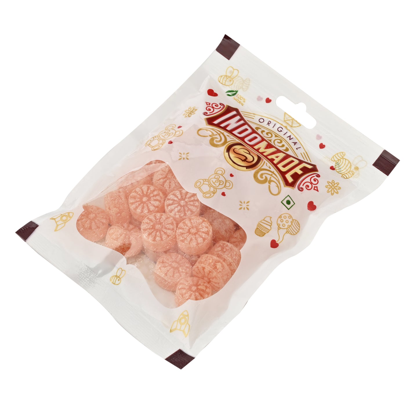 Indomade Orange Candy: Bursting with Citrus Magic!(100g)