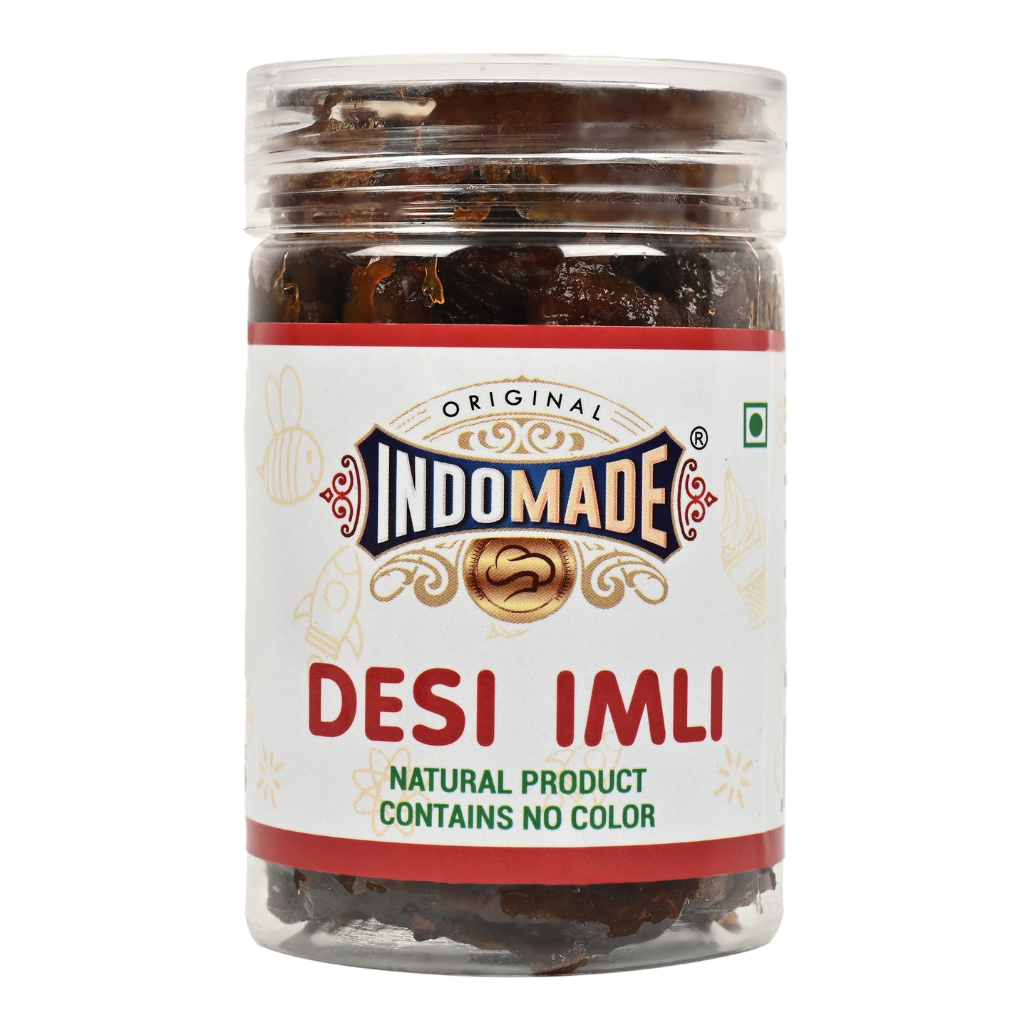 Indomade Desi Imli | Sweet and Tangy Imli | (Pack of 2) with Jaggery Mix  | 125 Grams each