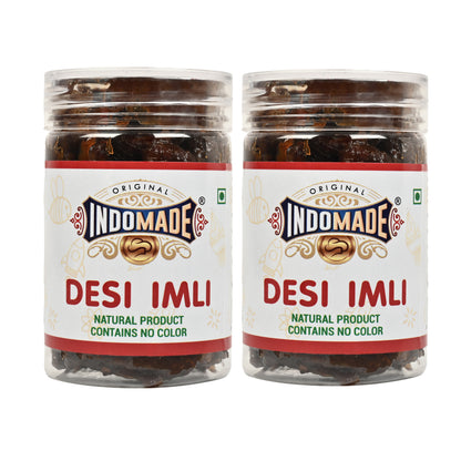Indomade Desi Imli | Sweet and Tangy Imli | (Pack of 2) with Jaggery Mix  | 125 Grams each