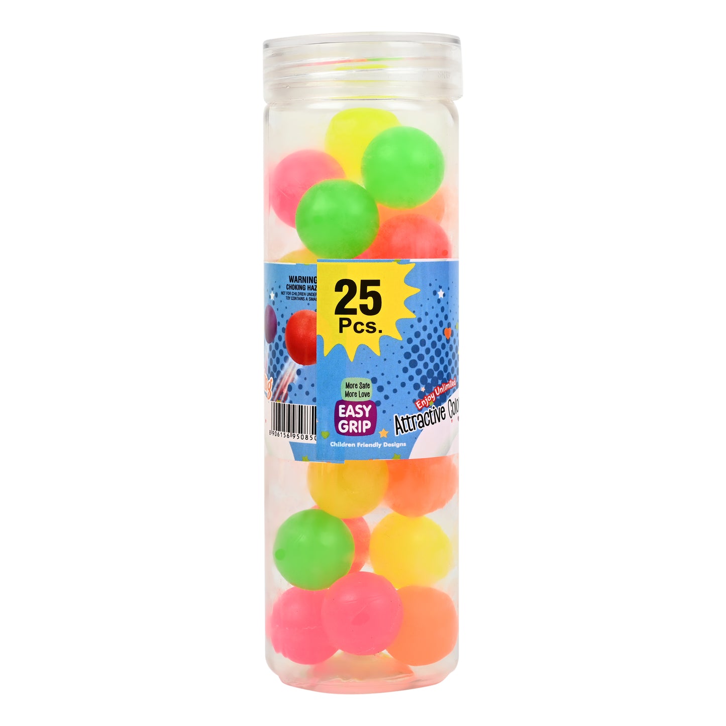 Multicolor Original High Jumping Bouncing Ball | 25 Pcs Fun Toy Multicolor Ball Above 5 Years | (Pack Of 2)