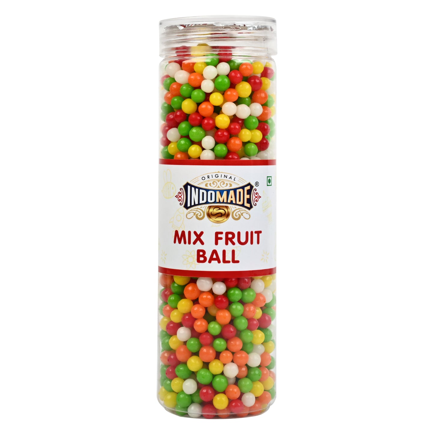 Multicolor Mix Fruit Ball | Mouth Freshener  | 250G After Meal Pack Of 2 Jar | Flavour Orange Guava Mango Pomegranate And Litchi