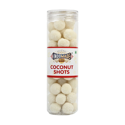 White Original Coconut Shots Candy (Pack of 4) Flavour Coconut Sweet 250 Grams