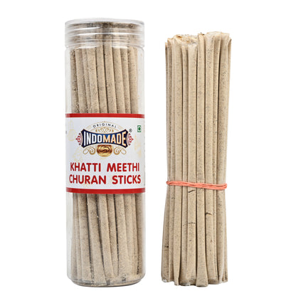 Indomade  Khatti Meethi Churan Sticks | Mouth Freshner Sweet And Sour Digestive Churan Sticks 150G | Pack of 2