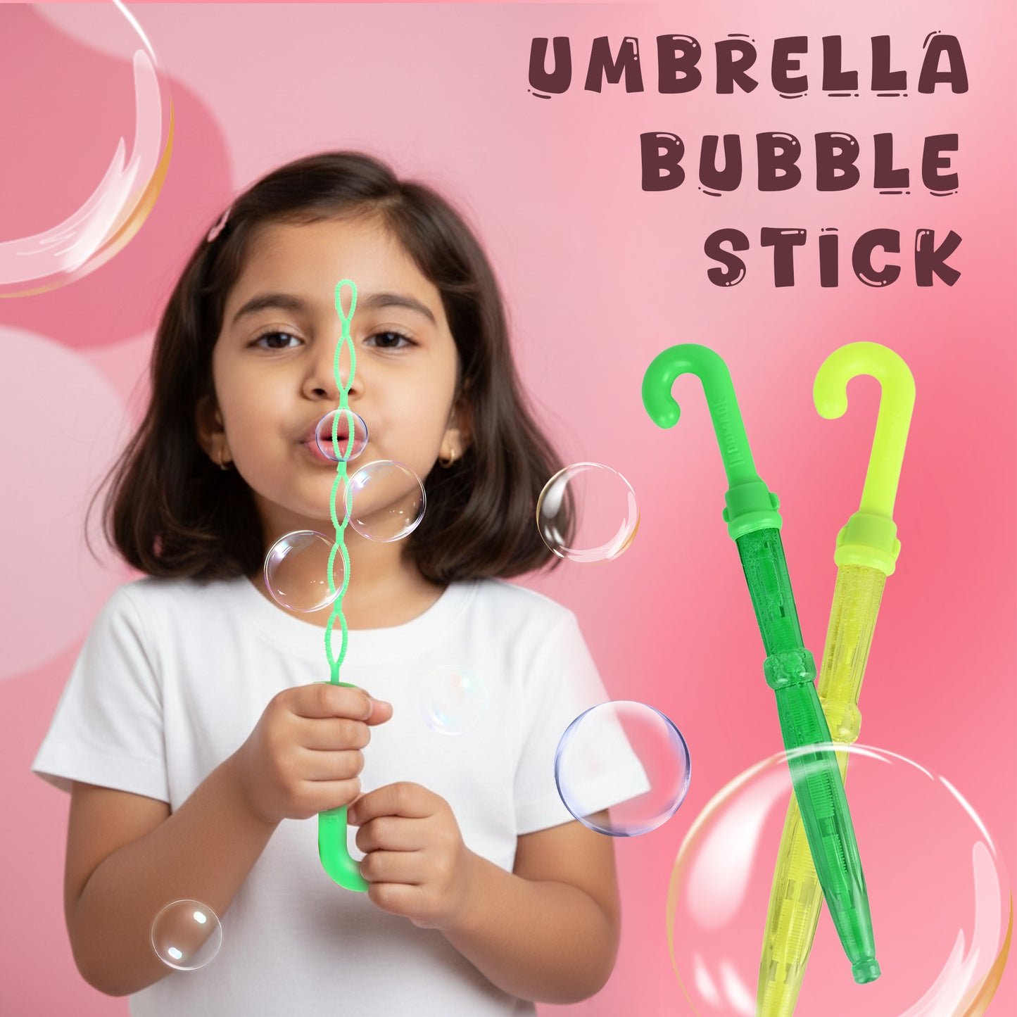 Umbrella-Shaped Bubble Wands
