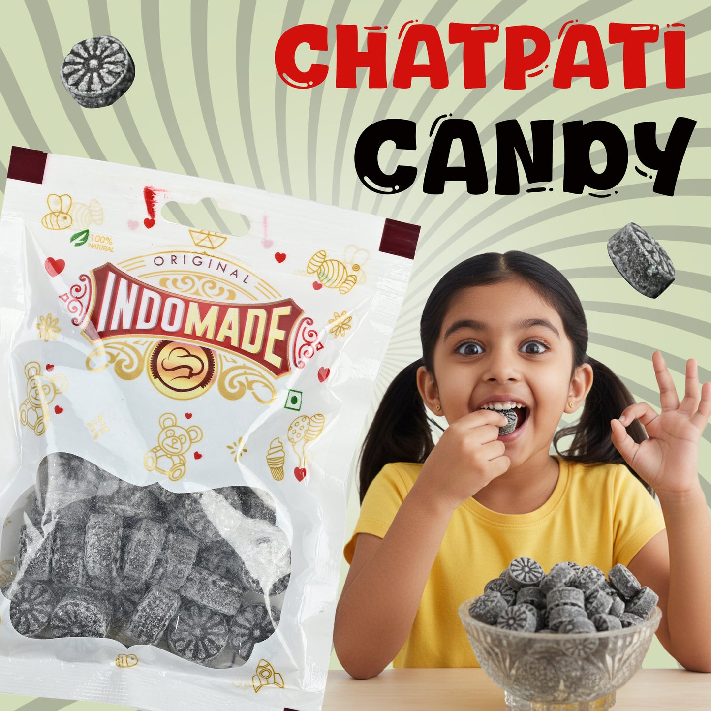 Chatpati Candy 100g | Tangy, Sweet & Spicy Desi Candy Treat