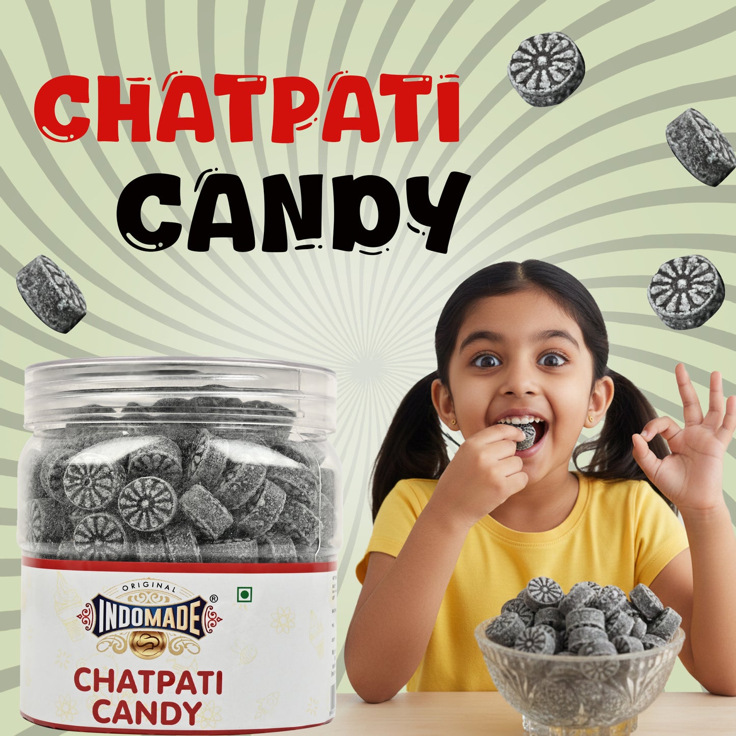 🍬 Chatpati Candy | Tangy, Spicy & Sweet Indian Candy Delight(500G)