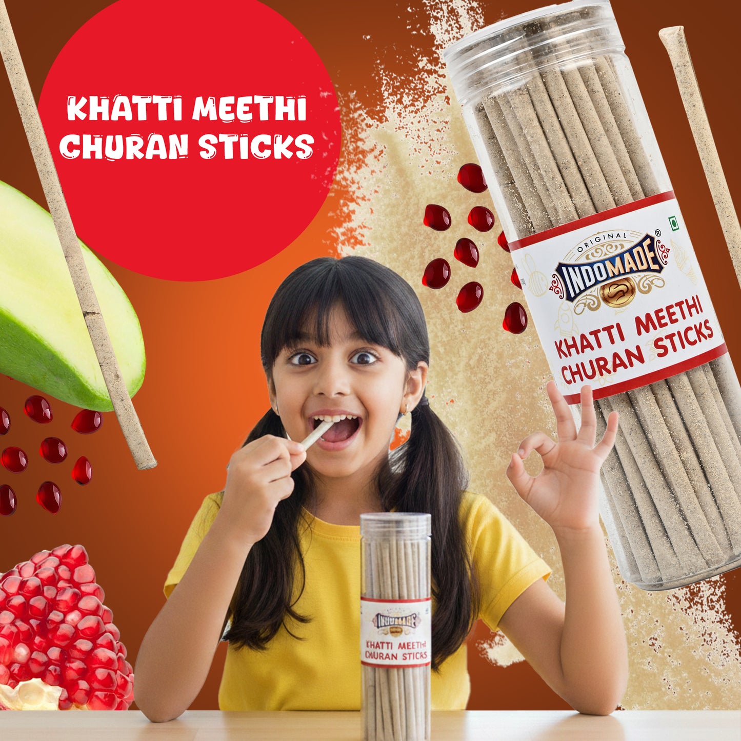 Khatti Meethi Churan Sticks | Tangy & Sweet Traditional Digestive Treat