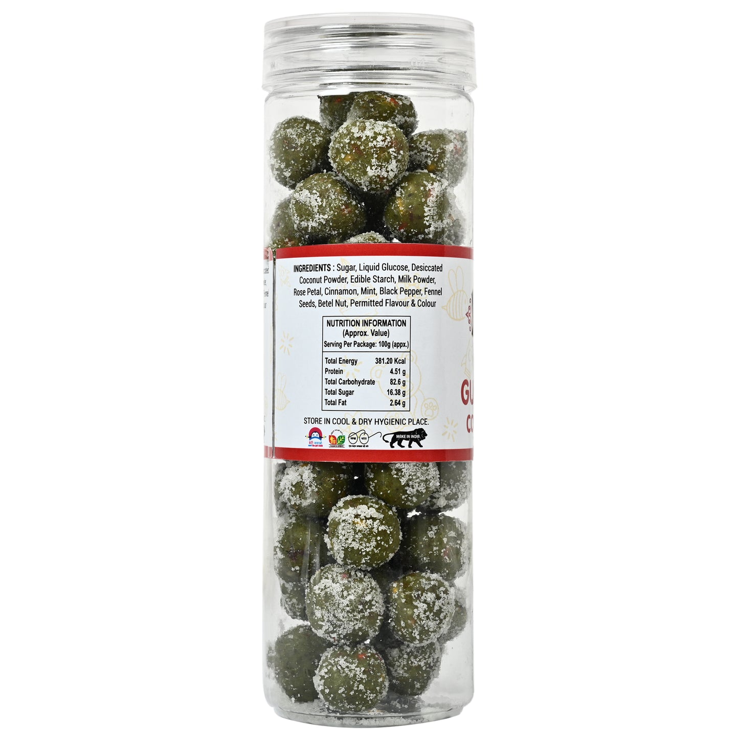 Indomade Original Gulab Paan Coconut Peda mouth freshner Gulkand 200g