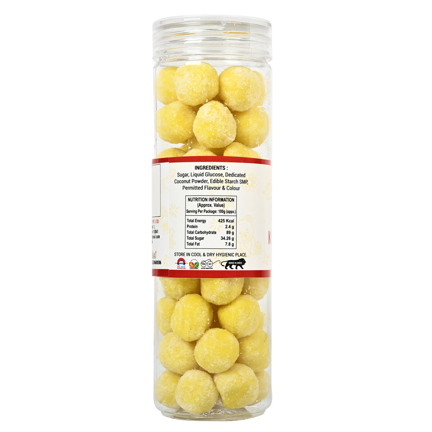 Indomade Kesar Kulfi Peda 250 g – Traditionelle indische Milchkonfekt-Spezialität mit Safran