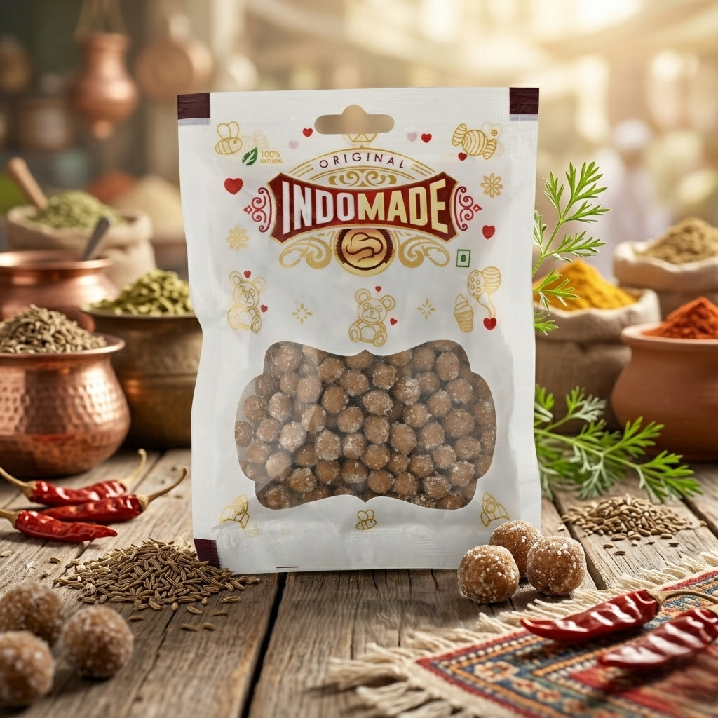 Indomade Jeera Goli 100 g – Würzige Kümmelbonbons nach traditioneller Rezeptur