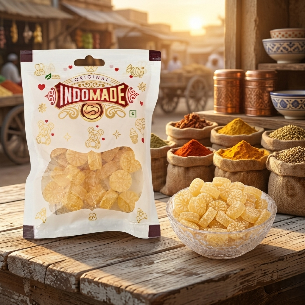 Indomade Original Mango-Bonbons 100 g – Fruchtige Mango-Hartkaramellen