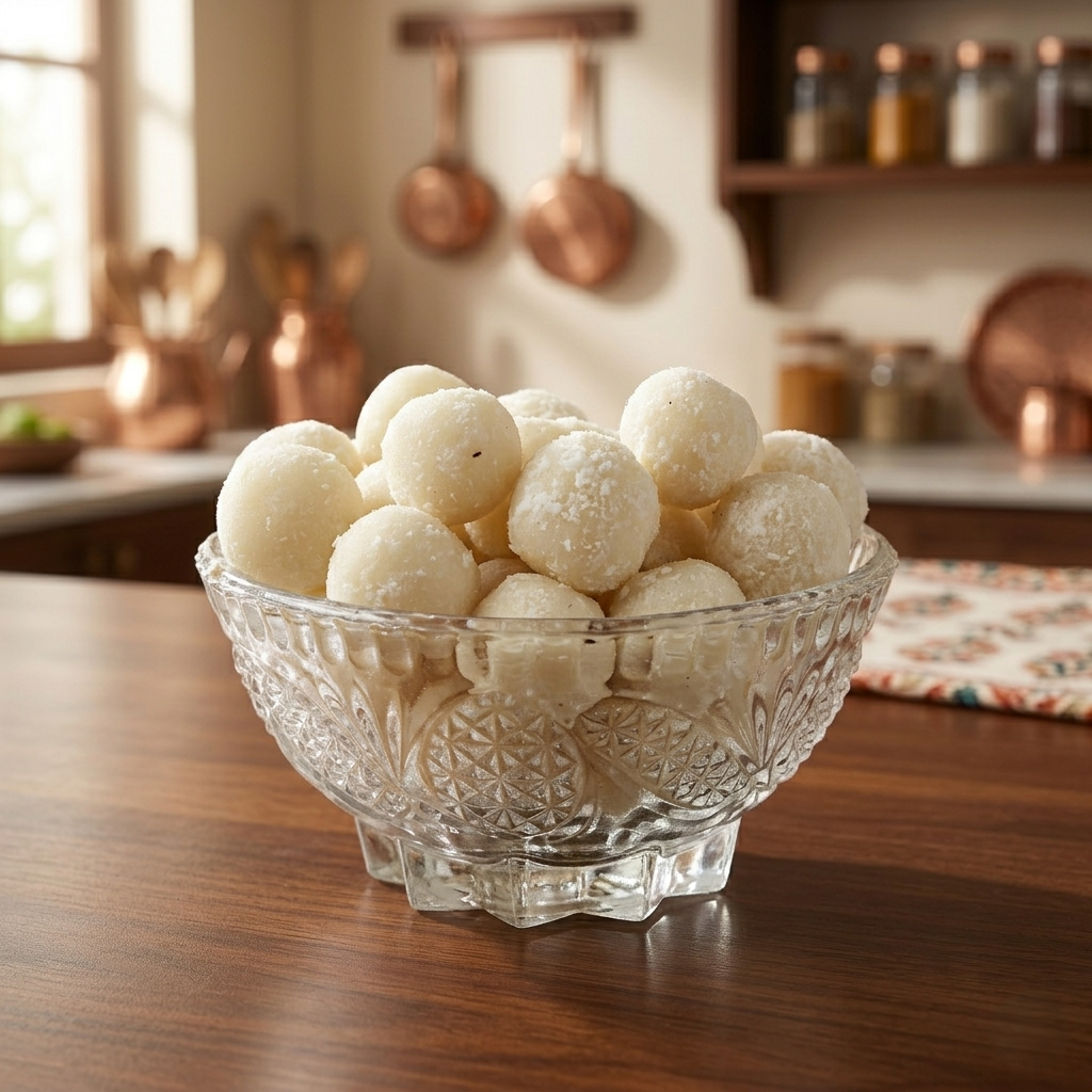 Soft & Delicious Coconut Ladoo | Traditional Indian Sweet Recipe