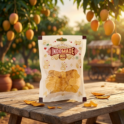 Indomade Original Mango-Bonbons 100 g – Fruchtige Mango-Hartkaramellen
