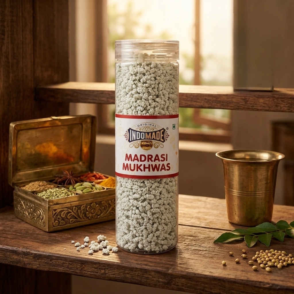 Indomade Madrasi Mukhwas 200 g – Traditionelle aromatische Mund-Erfrischung