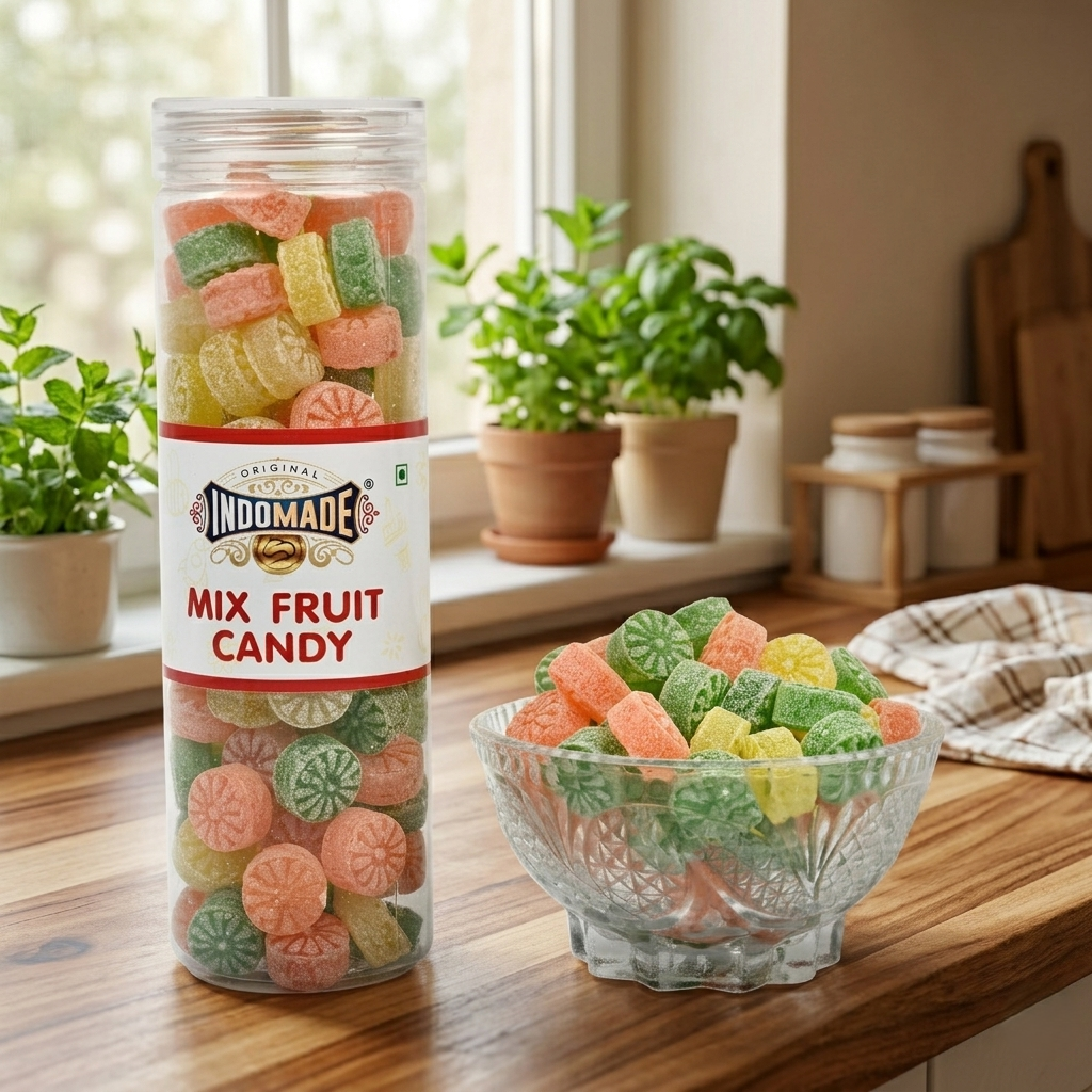 Indomade Mix Fruit Candy – Assorted Fruity Hard Candies with Refreshing Flavors