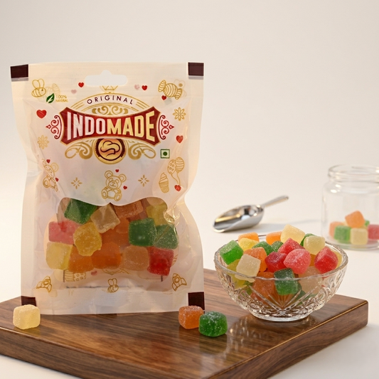 Indomade Mix Fruit Jelly Candy – Soft, Chewy & Fruity Delight