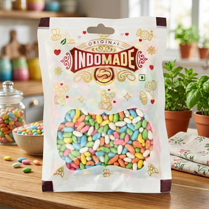 Indomade Colorful Candies – A Rainbow of Sweet Delights!(100G)