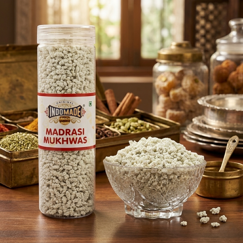 Indomade Madrasi Mukhwas 200 g – Traditionelle aromatische Mund-Erfrischung
