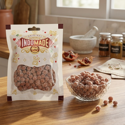 🍎 Anardana Goli 100g | Tangy Pomegranate Candy | Traditional Indian Digestive Treat