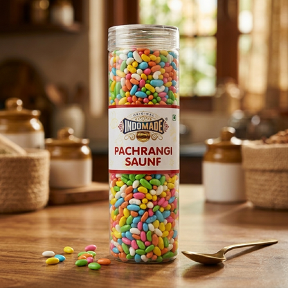 Indomade Pachrangi Saunf – A Refreshing Burst of Tradition!(250G)