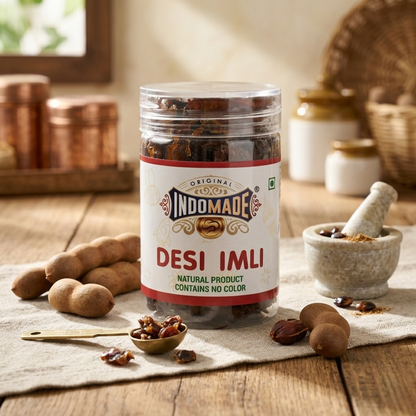 Indomade Desi Imli – Natural Tamarind Delight (No Added Color)(125G)