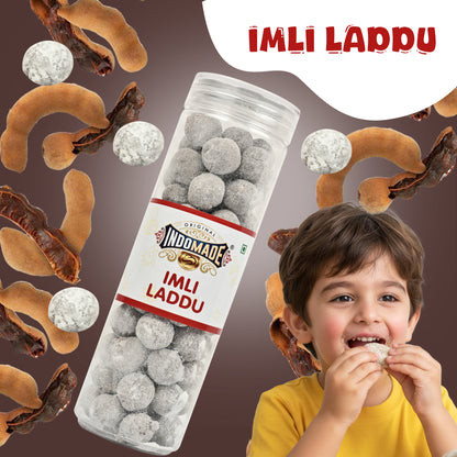 Indomade Imli Laddu – Traditional Tamarind Candy Balls | Sweet, Tangy & Chatpata Treat(250g)