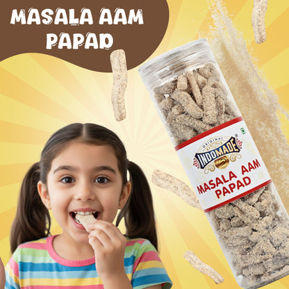 🥭 Indomade Masala Aam Papad | Tangy & Spicy Mango Candy | Traditional Indian Mango Snack(220G)