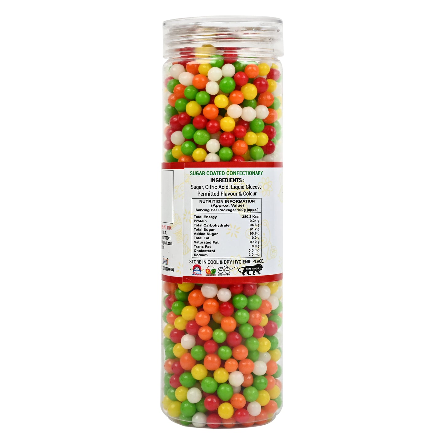 Indomade Mix Fruit Ball – Colorful Fruity Candy Balls | Crunchy & Delicious Treat