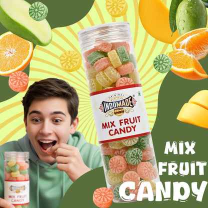 Indomade Mix Fruit Candy – Assorted Fruity Hard Candies with Refreshing Flavors