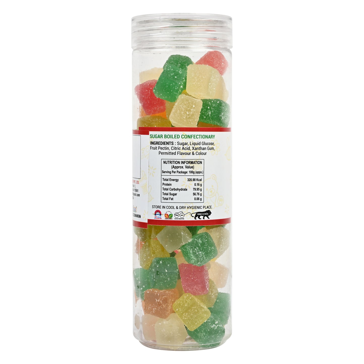 Indomade Mix Fruit Jubjub – Soft & Chewy Fruit-Flavored Jelly Candy