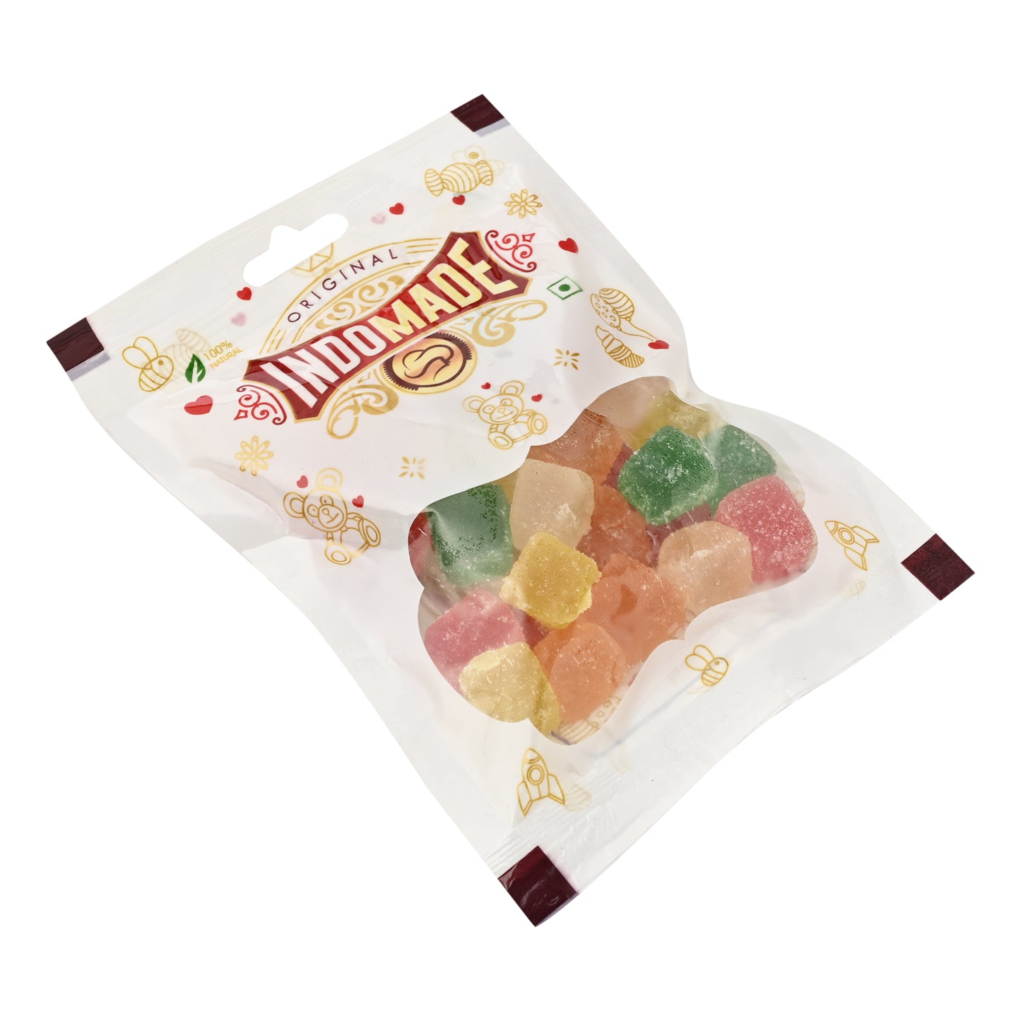 Indomade Mix Fruit Jelly Candy – Soft, Chewy & Fruity Delight