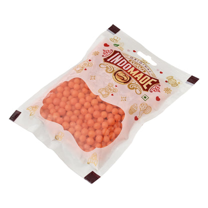 Indomade Orange Fruit Ball Candy – Crunchy & Fruity Bite-Sized Treats