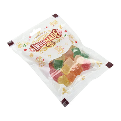 Indoamde Original Mix Fruit Jubjub | Small Jelly Candy | Flavour Mango Orange Lithi Guava Strawberry 100 G Premium Small Packing | Multicolor