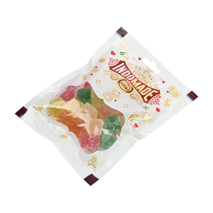Indoamde Original Mix Fruit Jubjub | Small Jelly Candy | Flavour Mango Orange Lithi Guava Strawberry 100 G Premium Small Packing | Multicolor