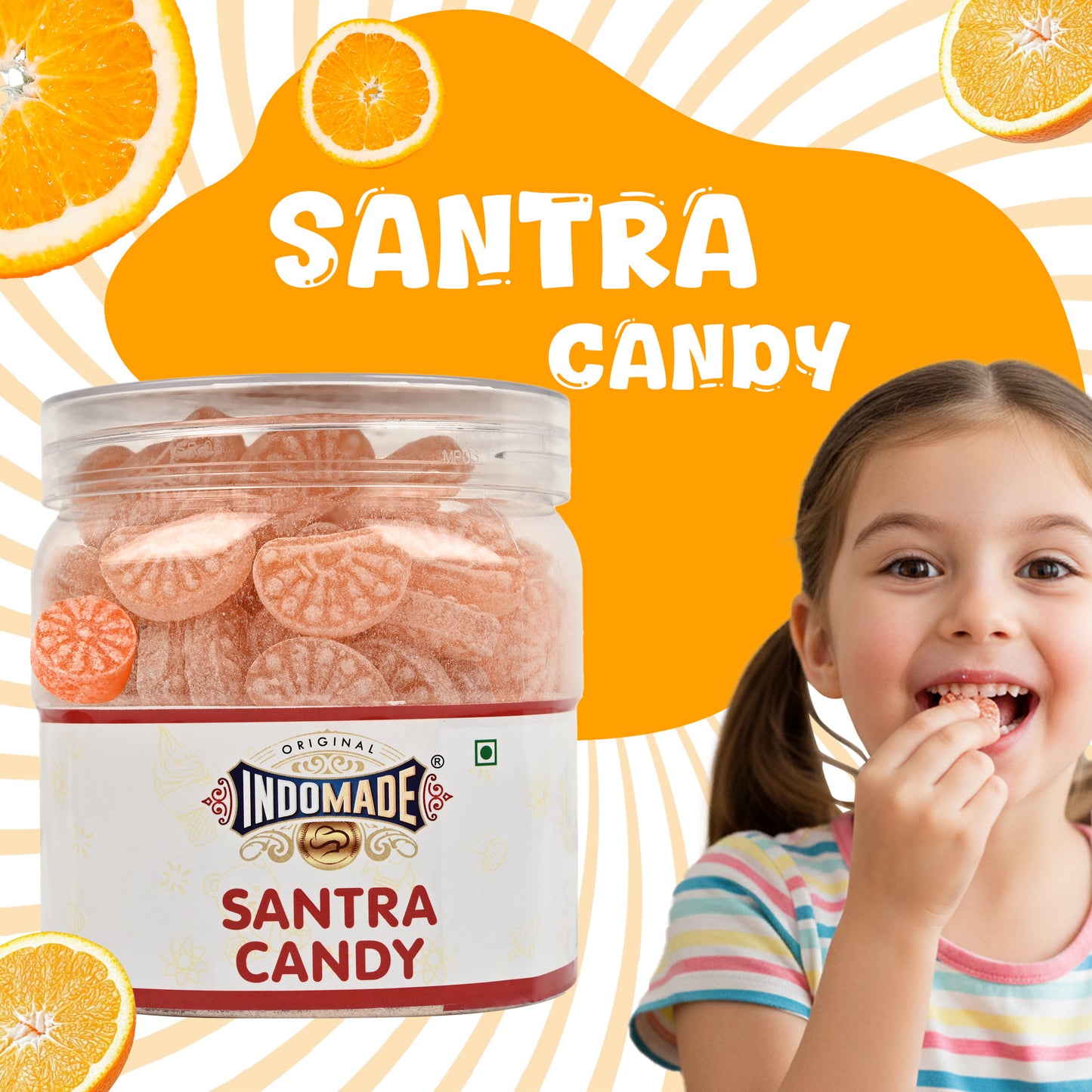 Indomade Santra Candy – A Classic Taste of Childhood!(500G)