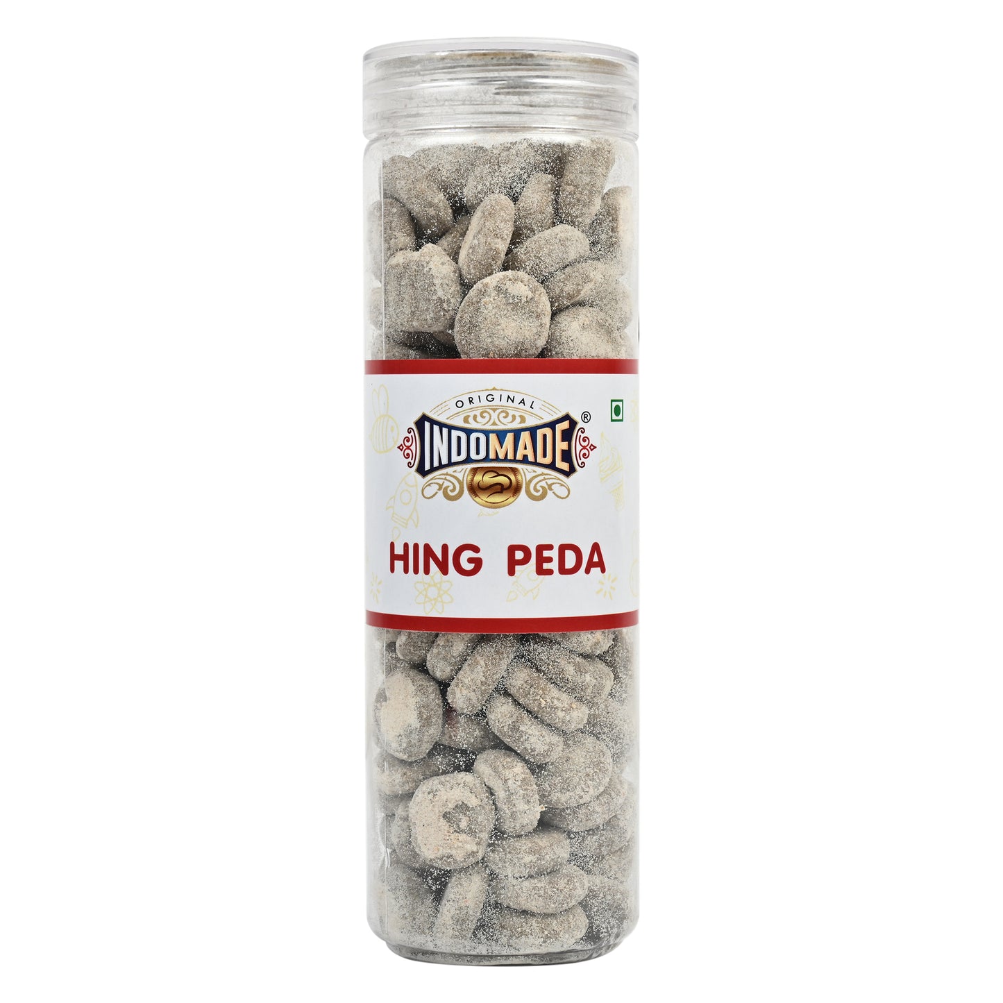 Multicolor Mix Fruit Jub Jub and Hing Peda After Meal Mouth Freshner | 250G Pack Of 2 Jar
