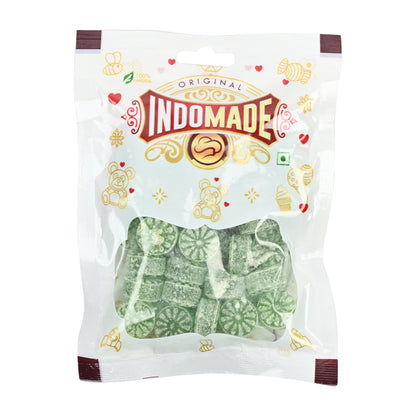 Indomade Original Kaccha Aam Candy | Tangy Mango Flavour 100G Premium Small Packing | Green