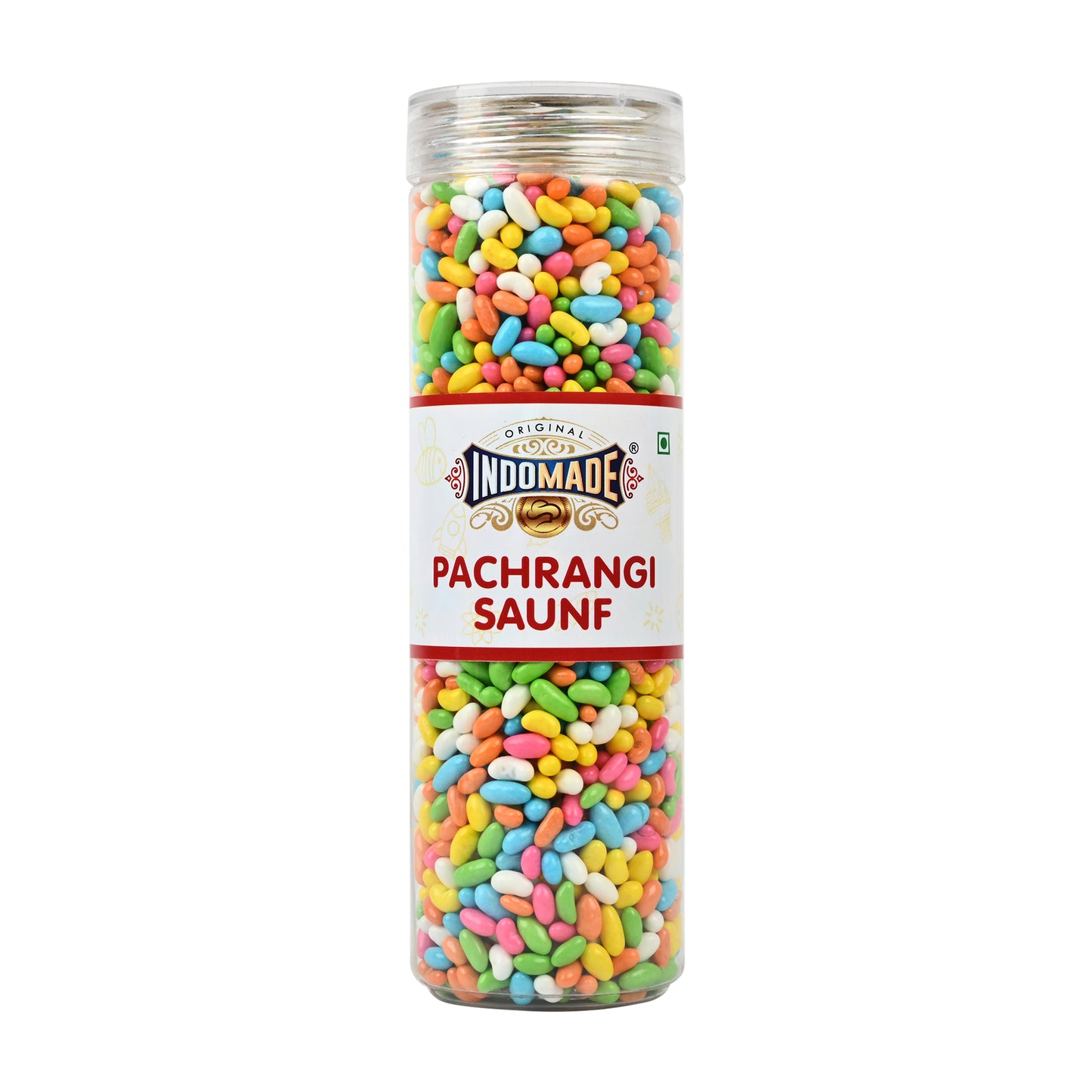 Multicolor Pachrangi Saunf and  Imli Laddu | Mouth Freshener | 250G After Meal Pack Of 2 Jar
