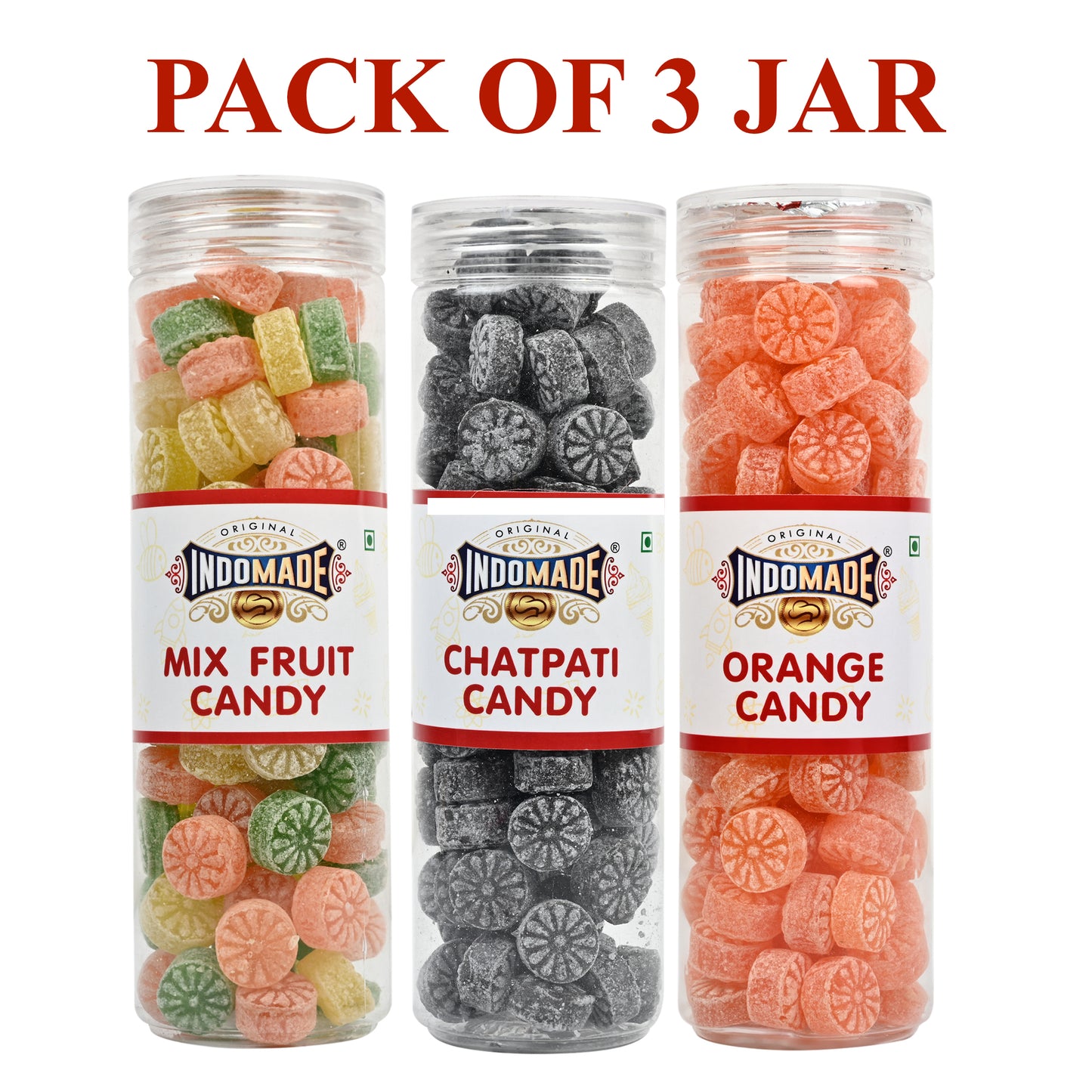 Multicolor Candy Chatpati Candy Mix Fruit Candy Mouth Freshner Khatta Meetha Candy 250G After Meal Pack Of 3 Flavours