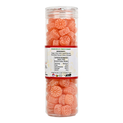Indomade Imli Laddu and Orange Candy | Mouth Freshener Khatta Meetha Candy | 250G After Meal Pack Of 2