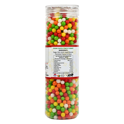 Indomade Multicolor Pachrangi Saunf and Mix Fruit Ball Mouth Freshner | 250G After Meal Pack Of 2