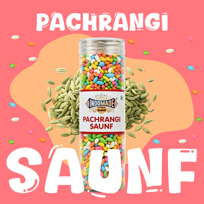 Indomade Pachrangi Saunf – A Refreshing Burst of Tradition!(250G)