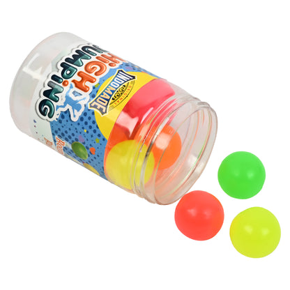 Multicolor Original High Jumping Bouncing Ball | 12Pcs Fun Toy Multicolor Ball Above 5 Years  (Pack Of 2 Jar)