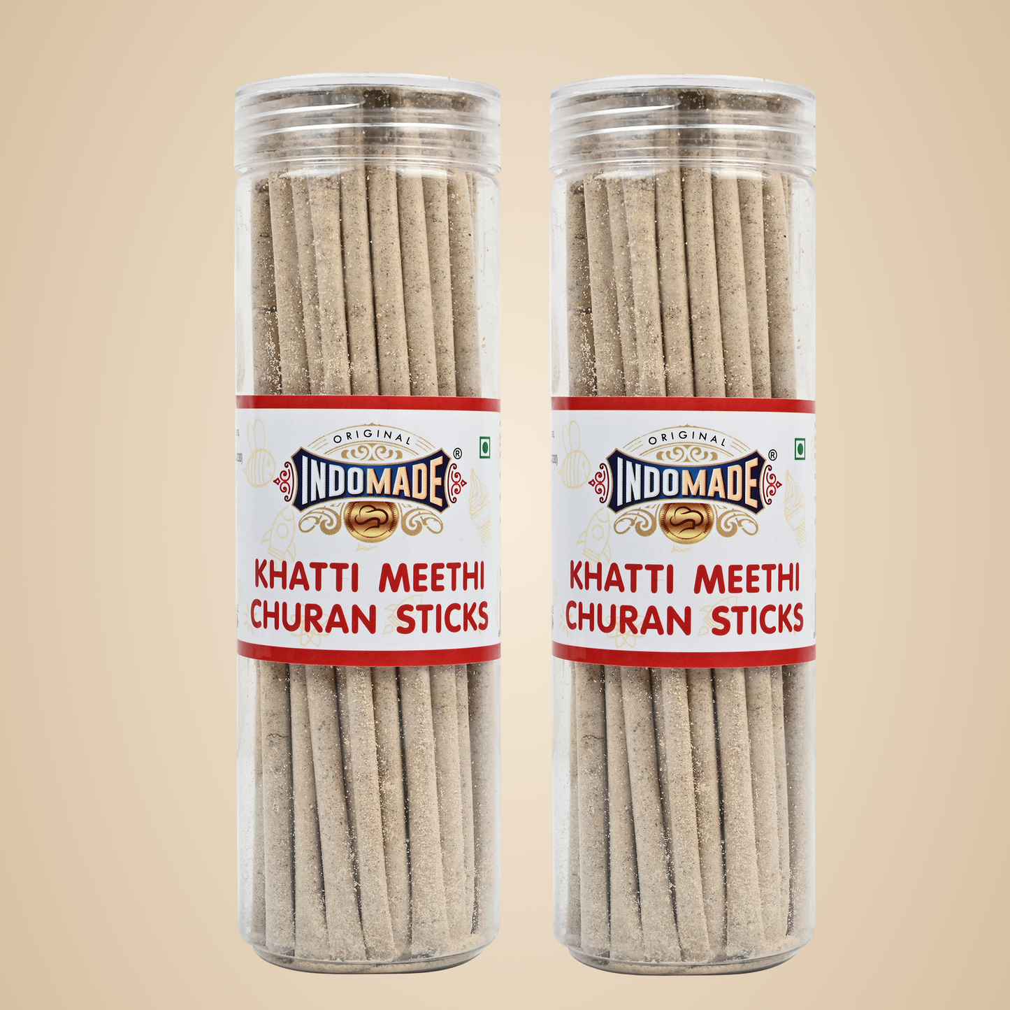 Indomade  Khatti Meethi Churan Sticks | Mouth Freshner Sweet And Sour Digestive Churan Sticks 150G | Pack of 2