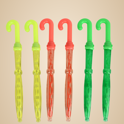Multicolor Umbrella Bubbles Outdoor Play Fun Toy For Kids 12 Pcs