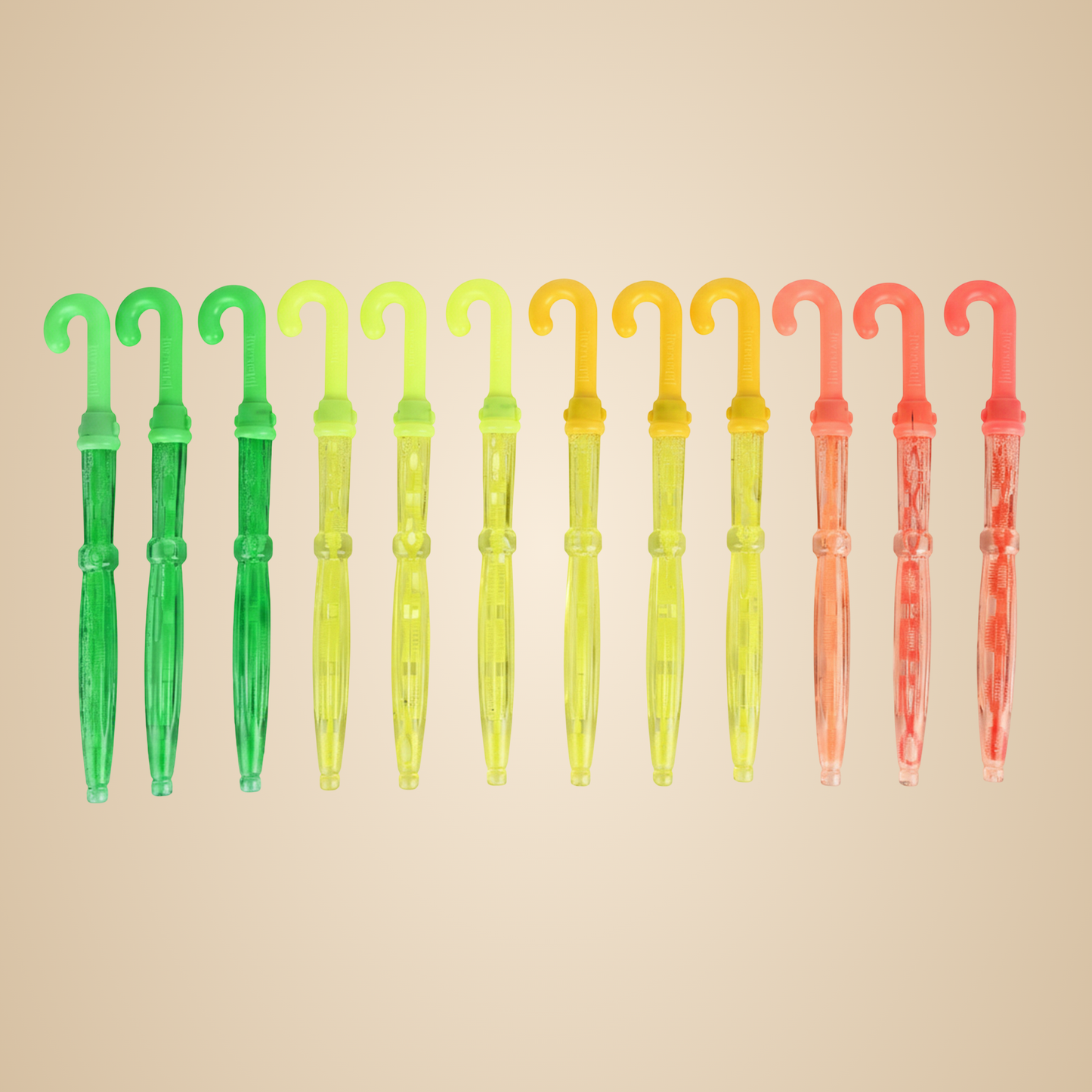 Multicolor Umbrella Bubbles Fun Outdoor Play Toy For Kids Toy 12 Pcs