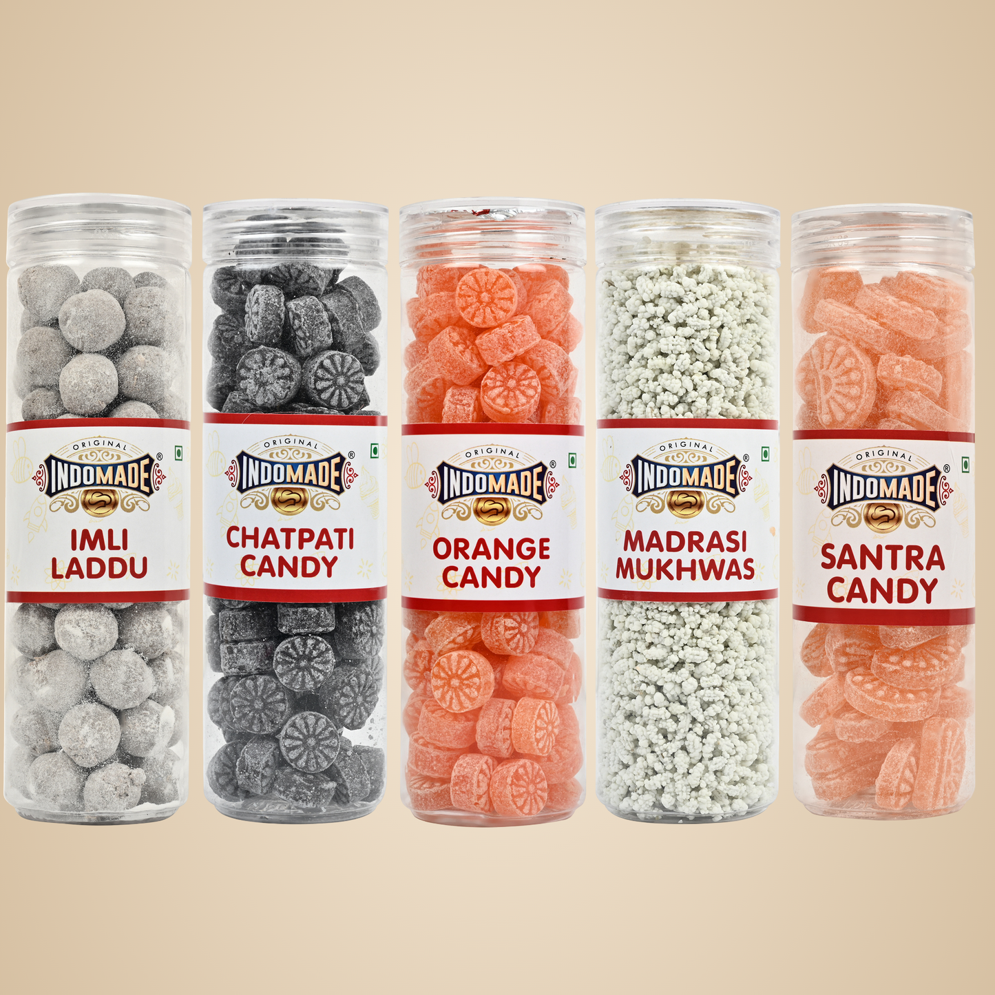 Multicolor Candy Chatpati Candy Imli Laddu Churan Sticks Madrasi Mukhwas Mouth Freshener Khatta Meetha Candy 250G After Meal Pack Of 5 Flavours
