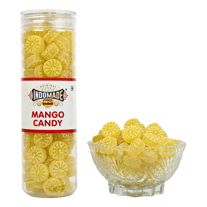 Orange And Yellow Mango Candy Santra Candy Mouth Freshner Khatta Meetha Candy 250G After Meal Pack Of 2 Jar Flavor